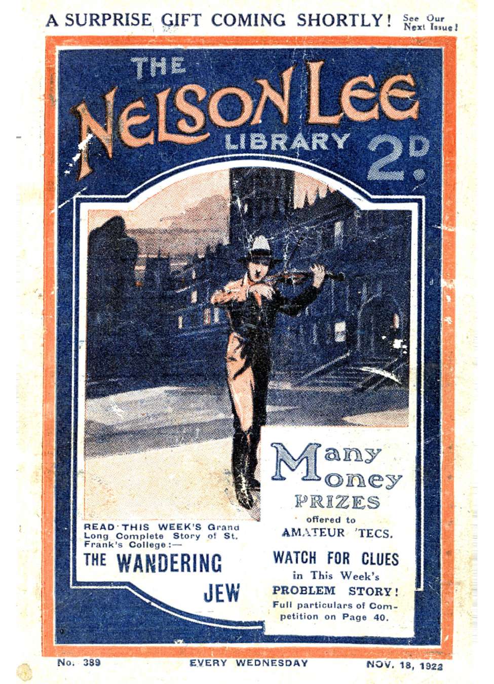 Book Cover For Nelson Lee Library s1 389 - The Wandering Jew