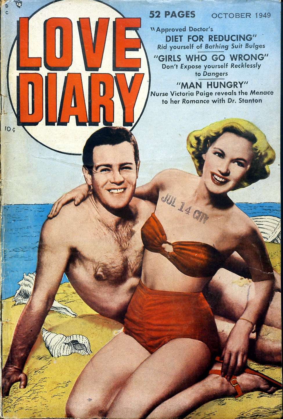 Comic Book Cover For Love Diary 2