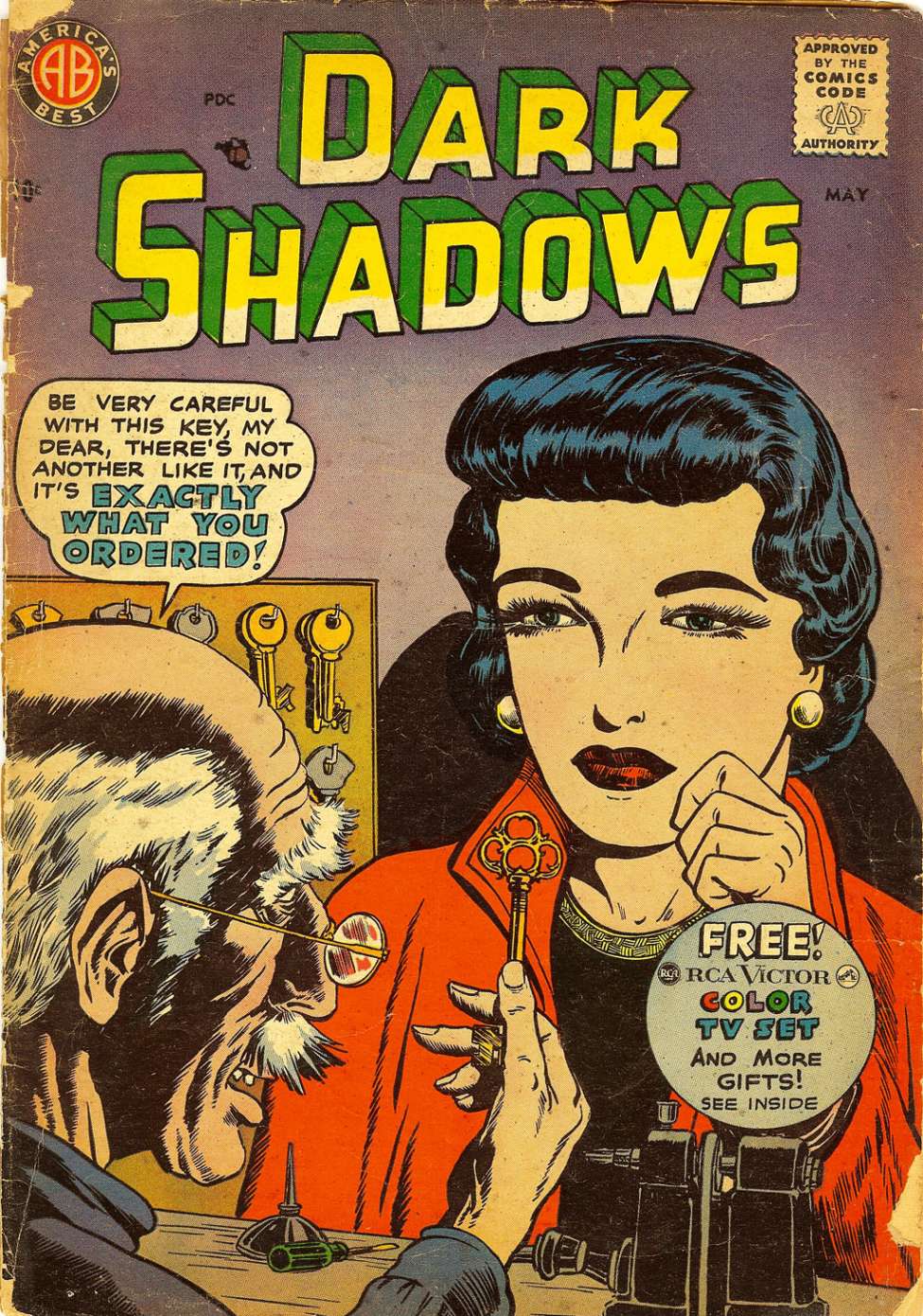 Comic Book Cover For Dark Shadows 3