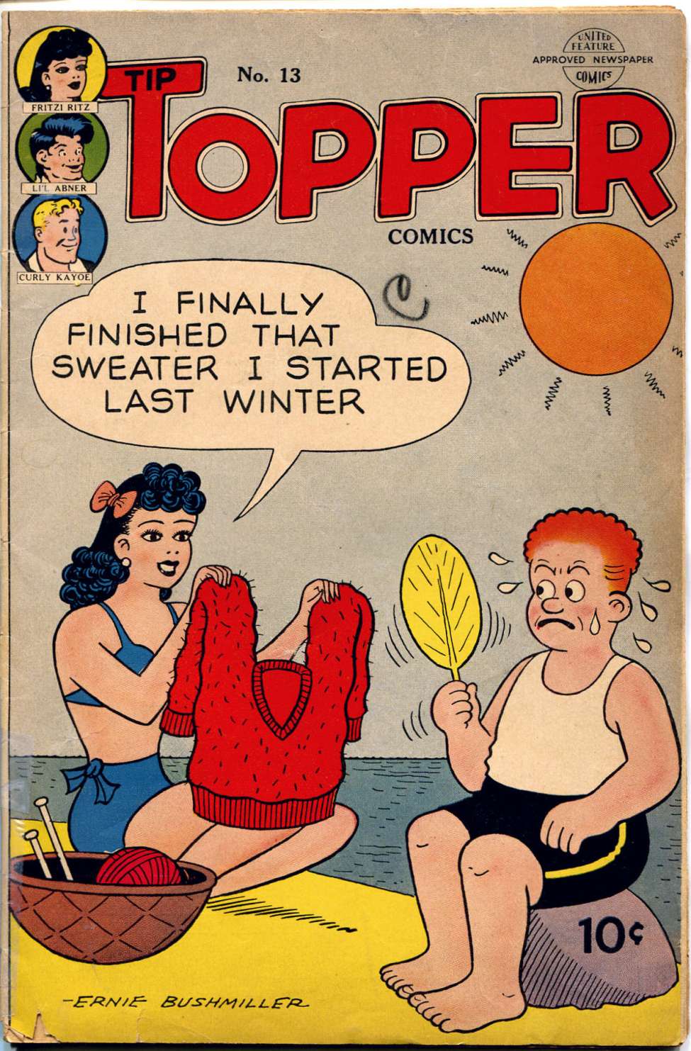 Comic Book Cover For Tip Topper Comics 13