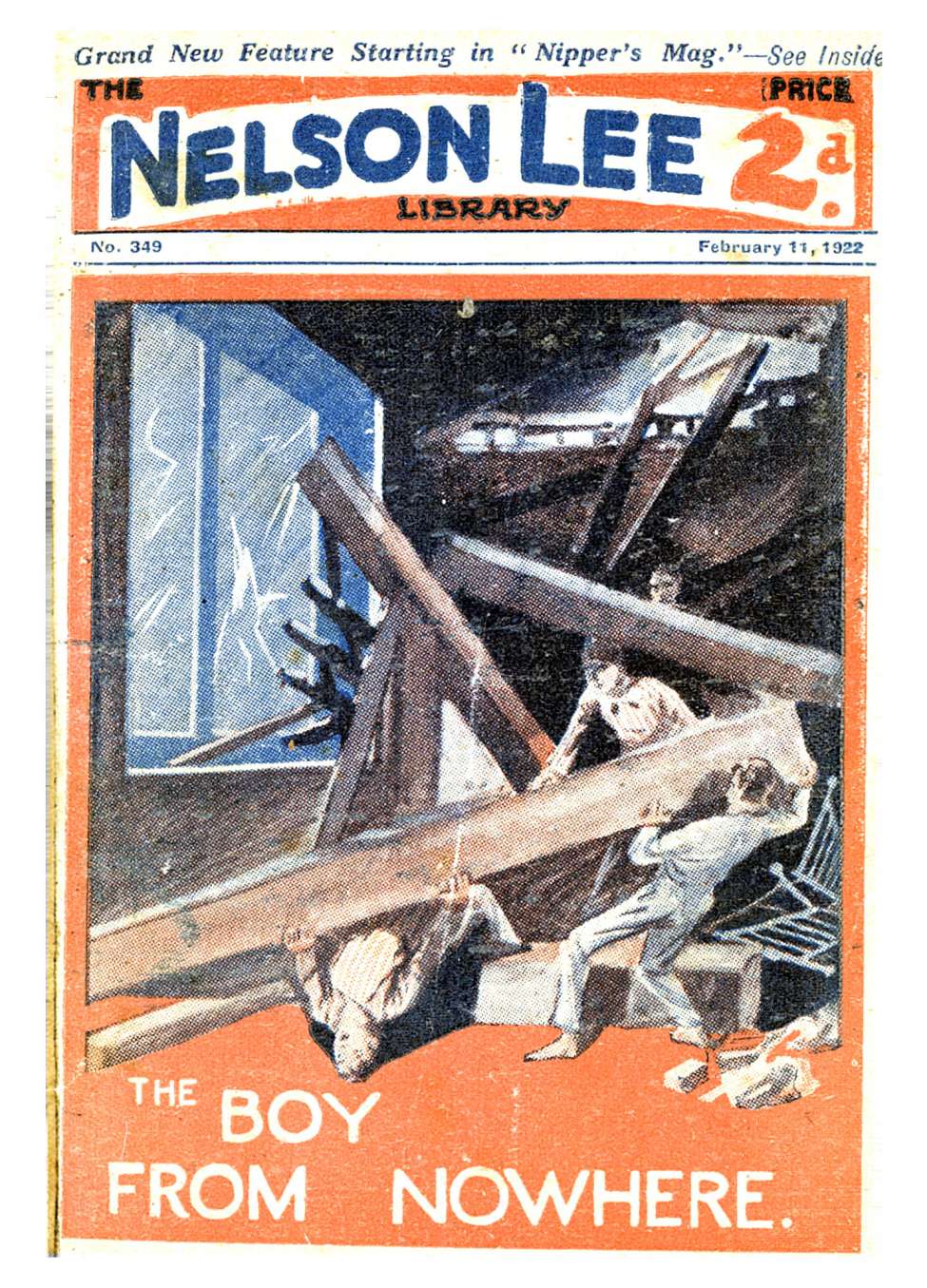 Book Cover For Nelson Lee Library s1 349 - The Boy from Nowhere