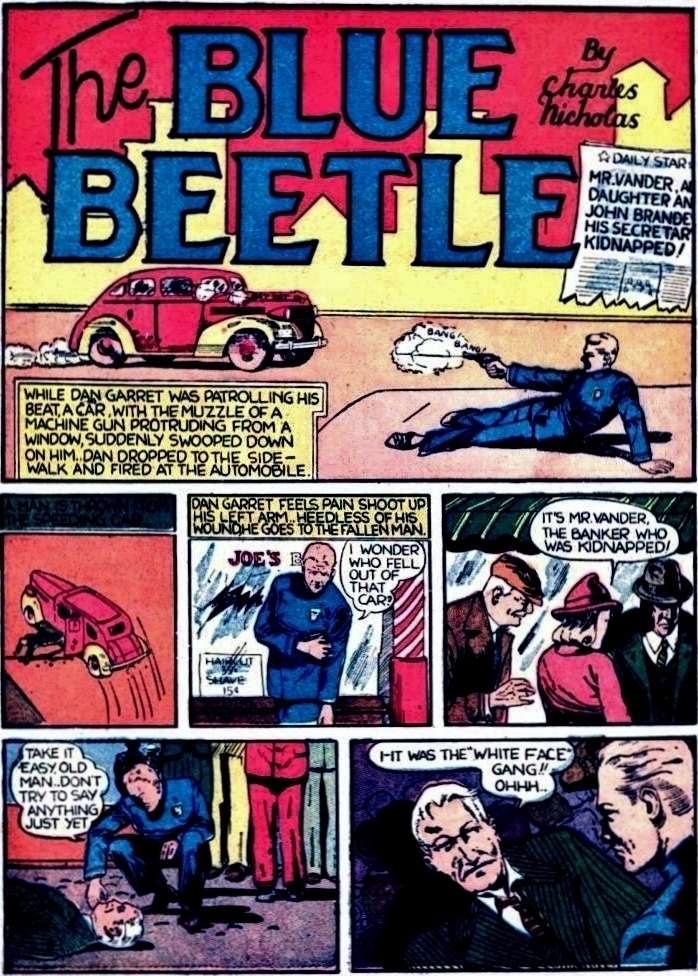 Comic Book Cover For Blue Beetle Mystery Men Comics Compilation Part 1 (of 3)