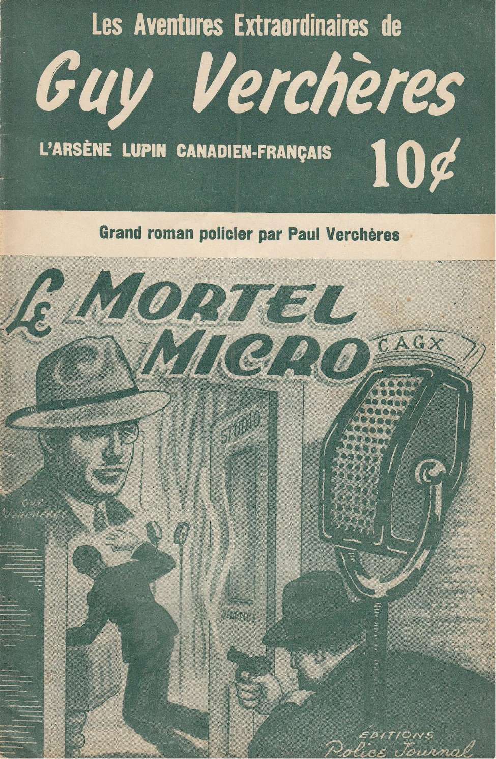 Book Cover For Guy Verchères v1 21 - Le mortel micro