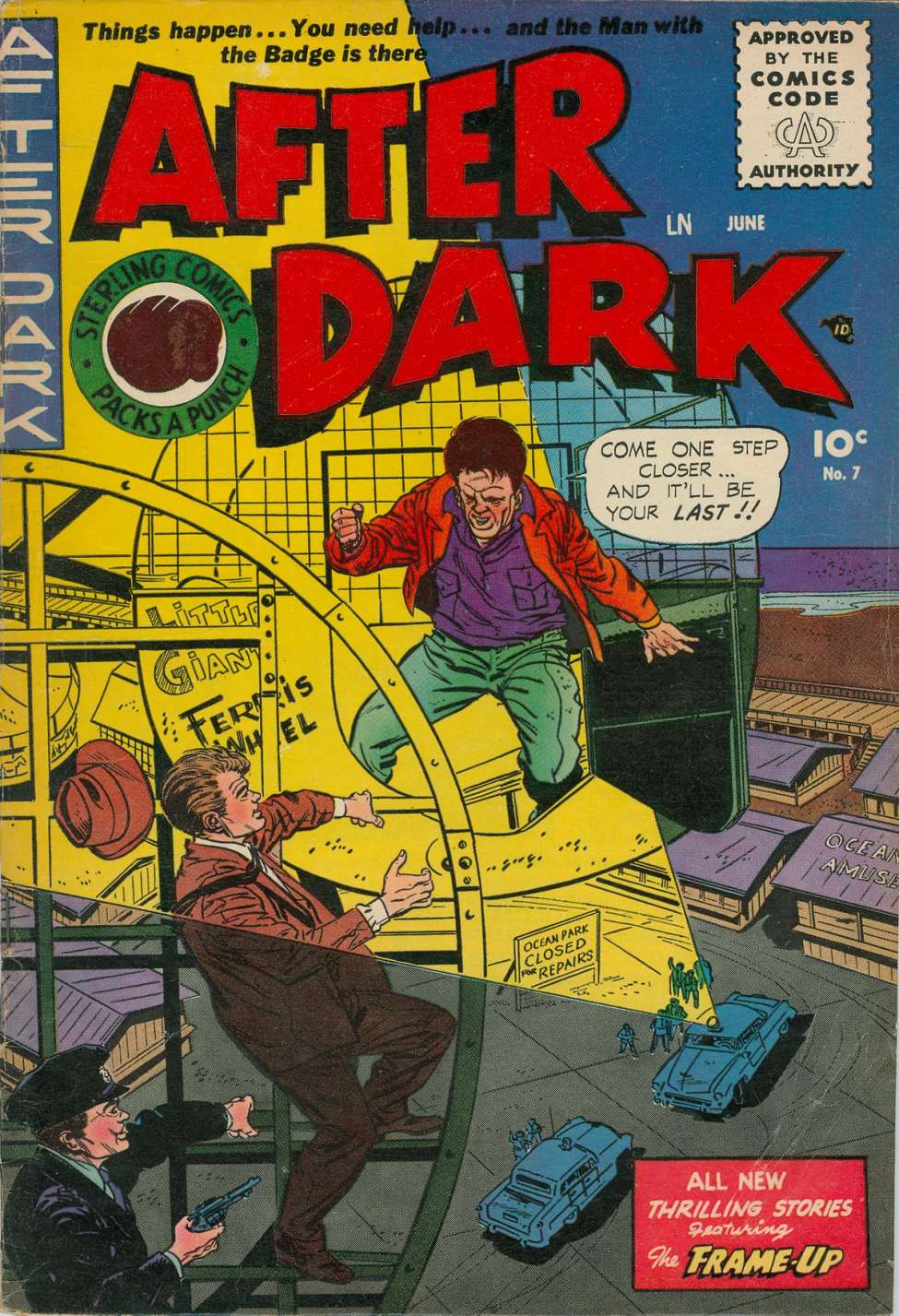 Comic Book Cover For After Dark 7