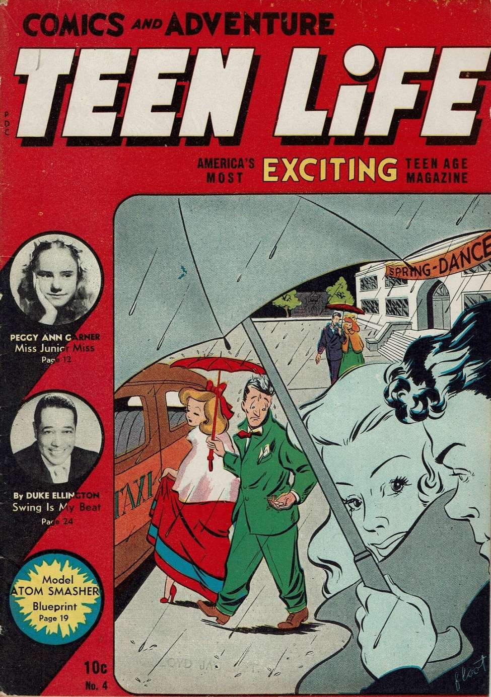 Comic Book Cover For Teen Life Comics and Adventure 4