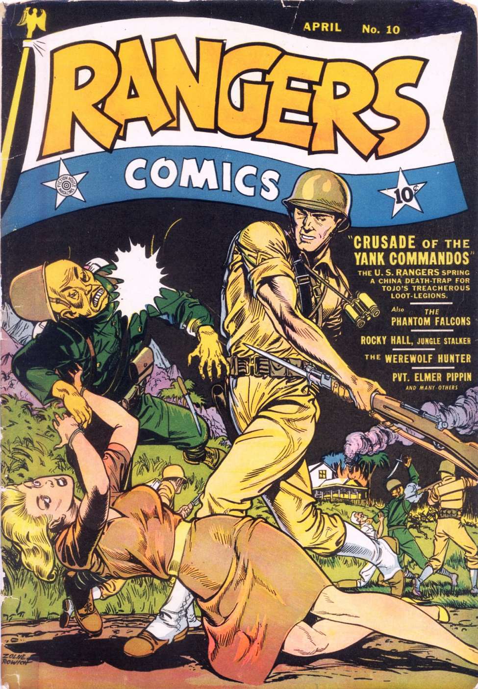 Comic Book Cover For Rangers Comics 10