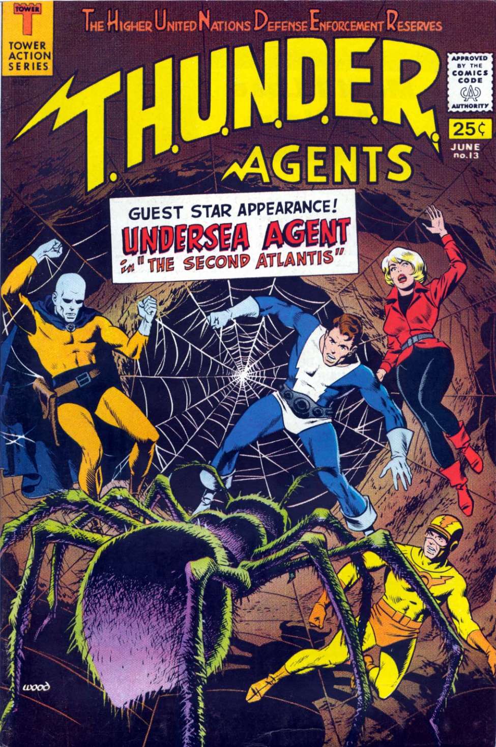 Comic Book Cover For T.H.U.N.D.E.R. Agents 13