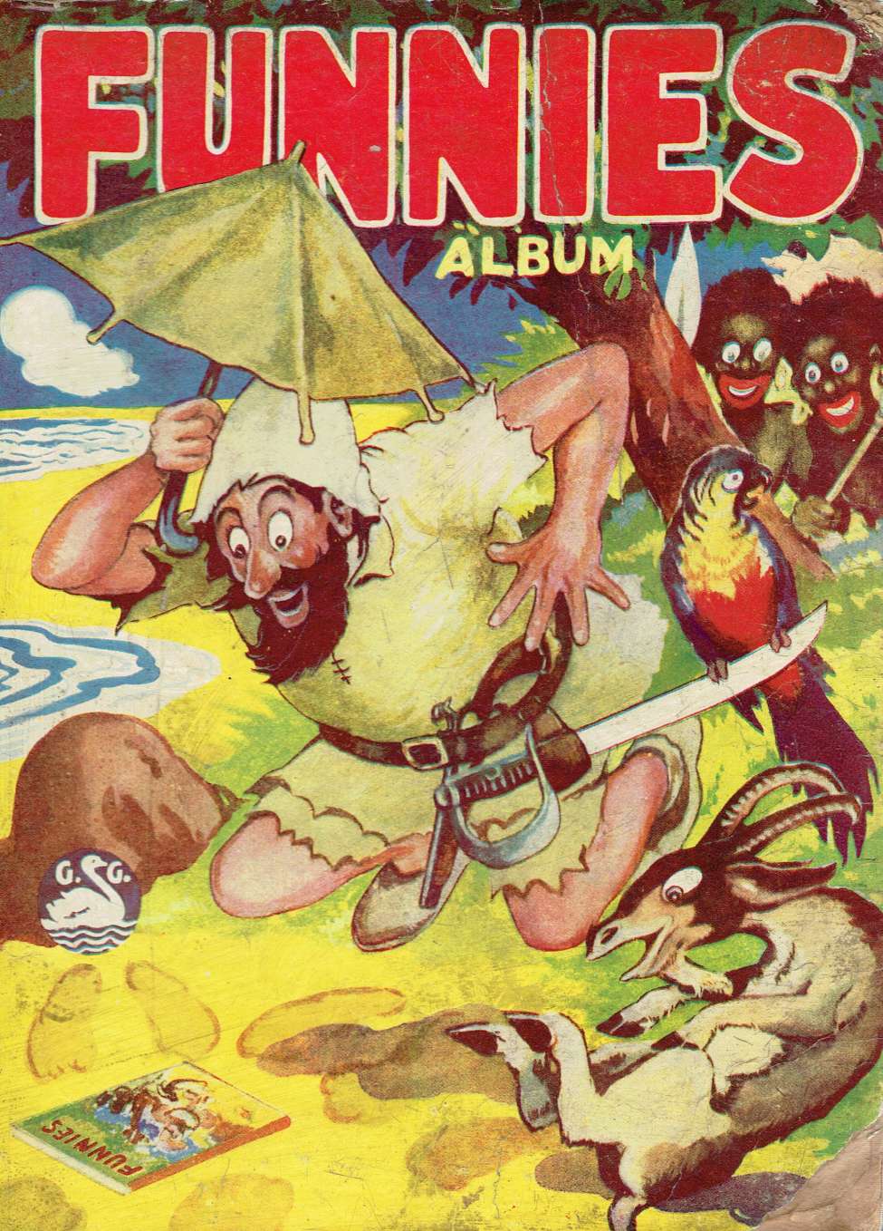 Comic Book Cover For Funnies Album 1953 Part 1 - Version 1