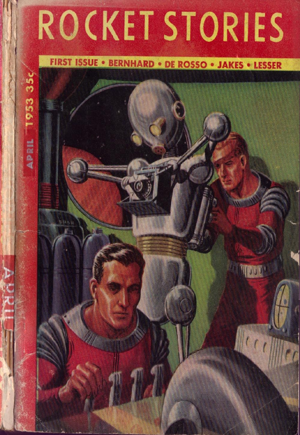 Comic Book Cover For Rocket Stories 1 - The Quest of Quaa - H. A. DeRosso