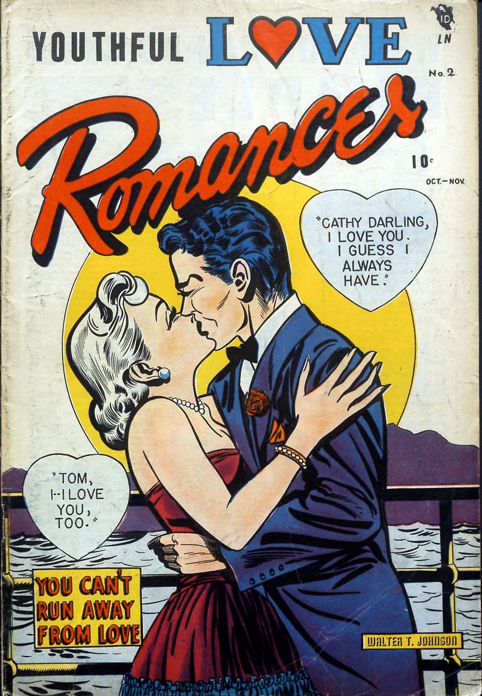 Comic Book Cover For Youthful Love Romances 2