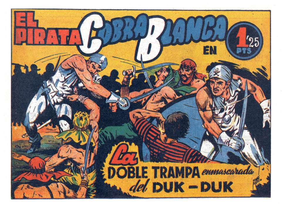 Book Cover For Pirata Cobra Blanca 6 - La Doble Trampa Enmascarada Del Duk-Duk