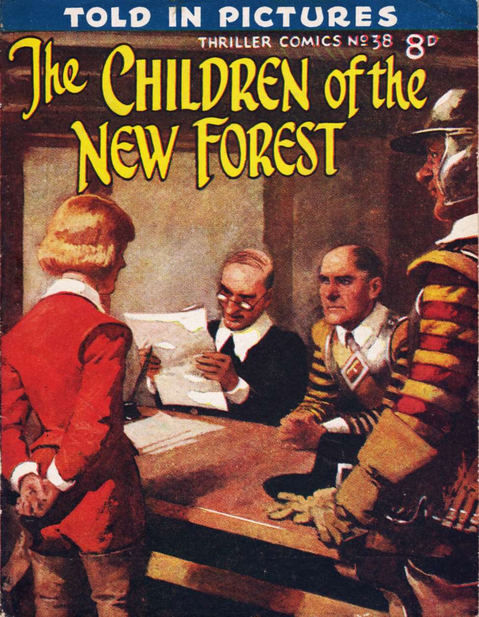 Book Cover For Thriller Comics 38 - Children of the New Forest