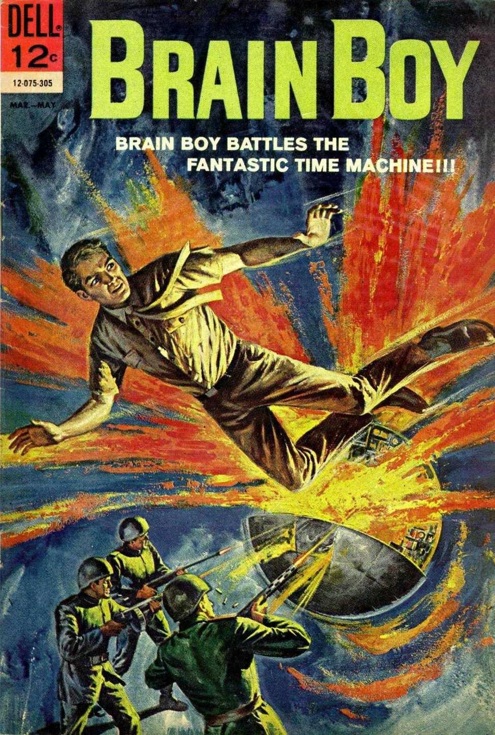 Comic Book Cover For Brain Boy 4