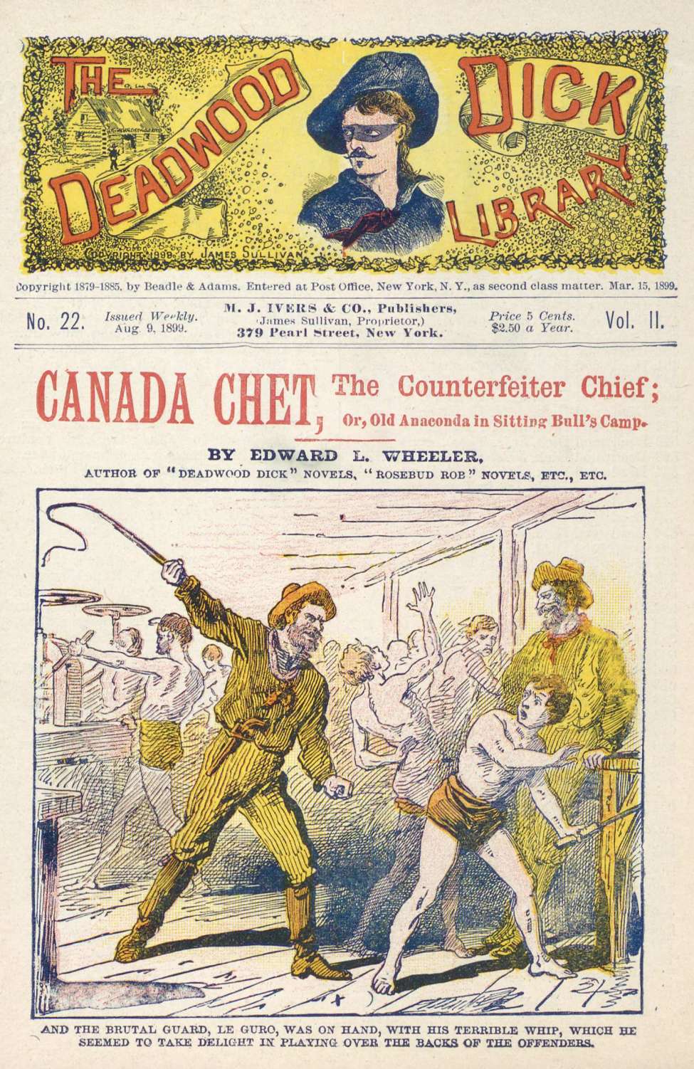 Book Cover For Deadwood Dick Library v2 22 - Canada Chet, the Counterfeiter Chief