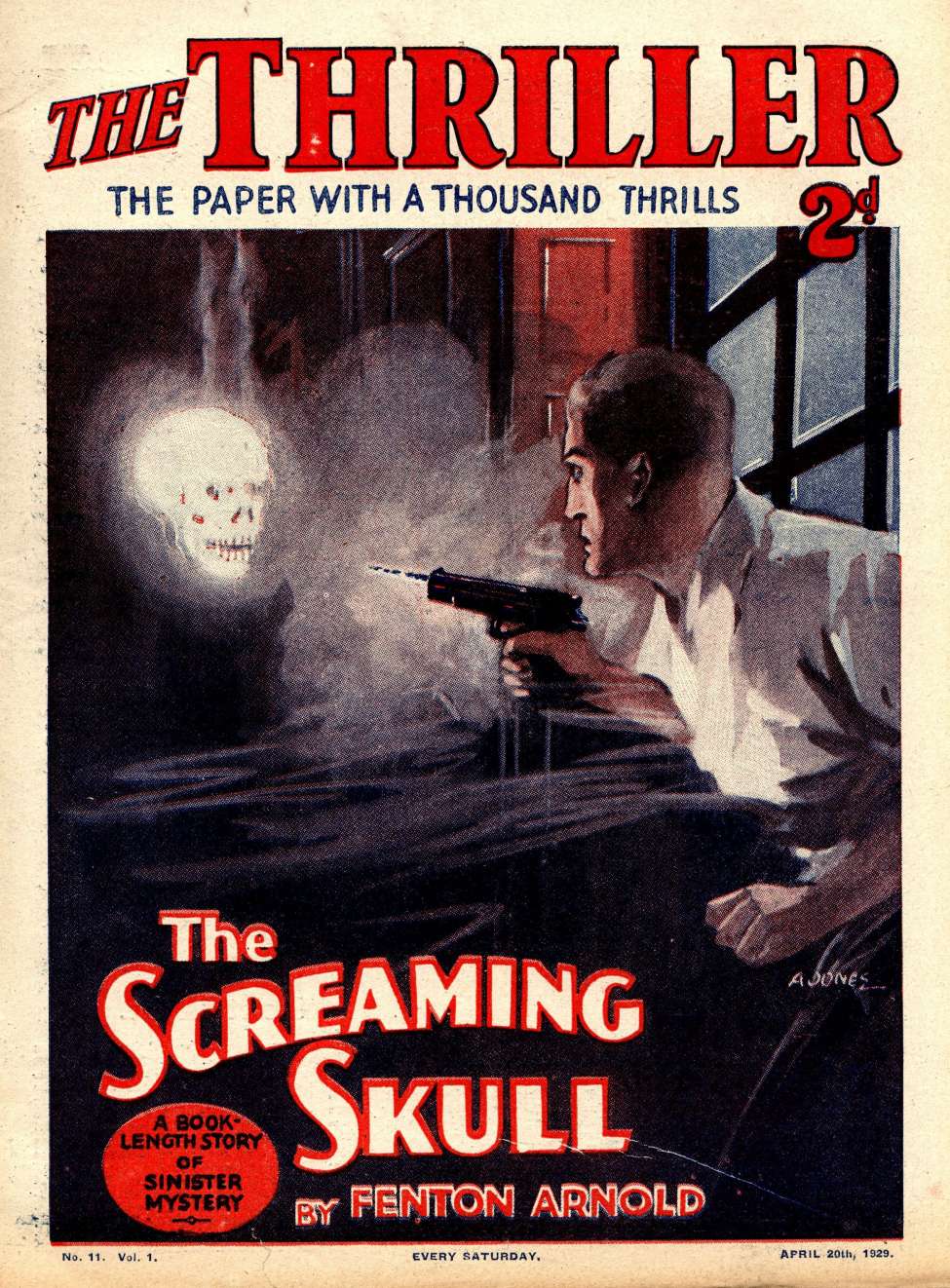 Comic Book Cover For The Thriller 11