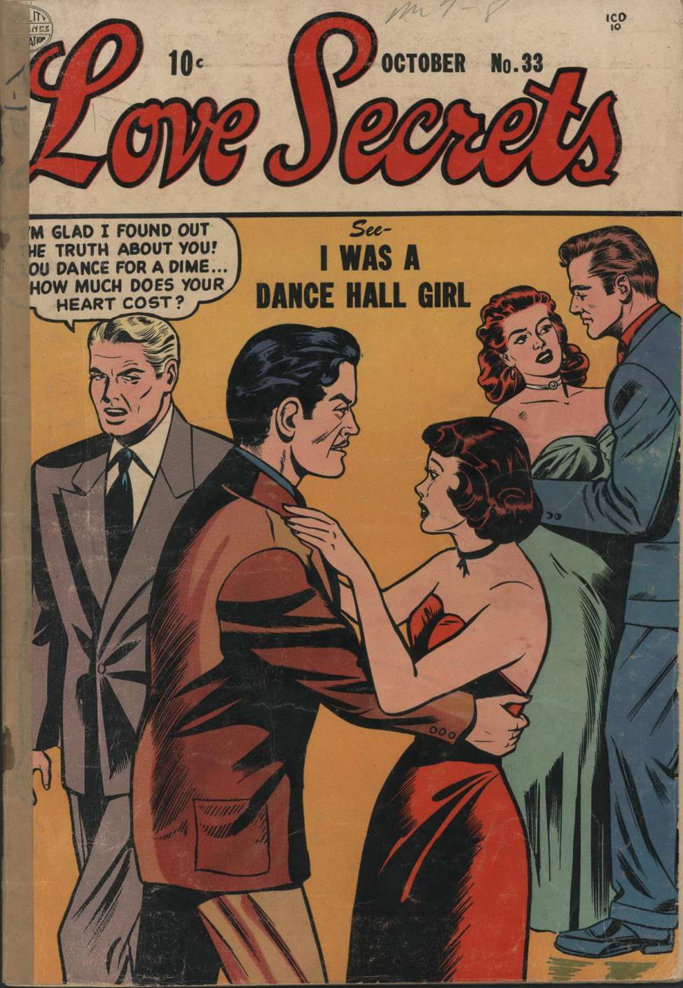 Comic Book Cover For Love Secrets 33