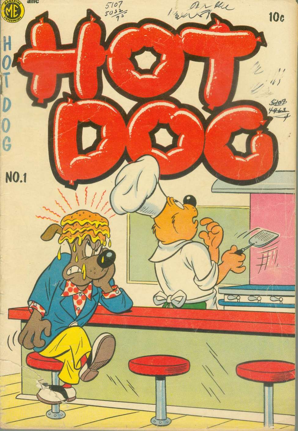 Comic Book Cover For Hot Dog 1 (A-1 107)