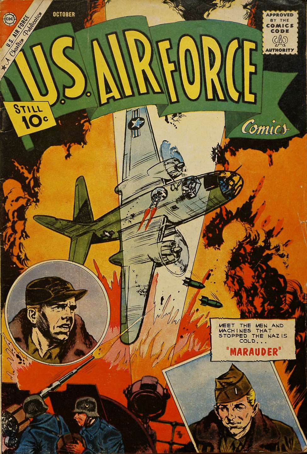 Comic Book Cover For U.S. Air Force Comics 18