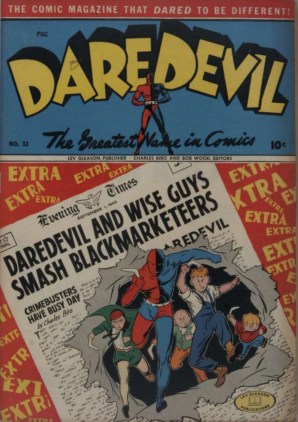 Comic Book Cover For Daredevil Comics 32