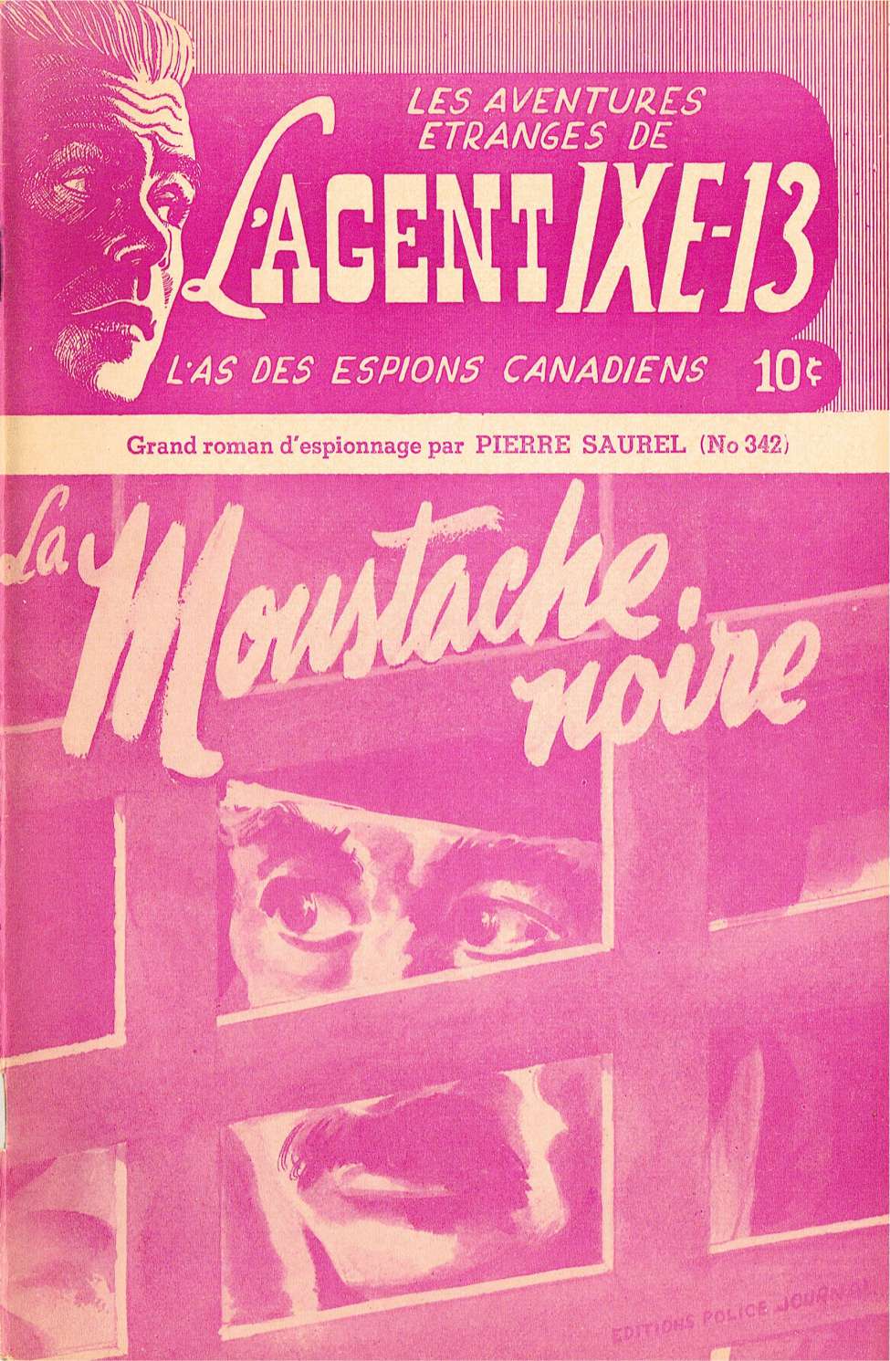 Book Cover For L'Agent IXE-13 v2 342 - La moustache noire