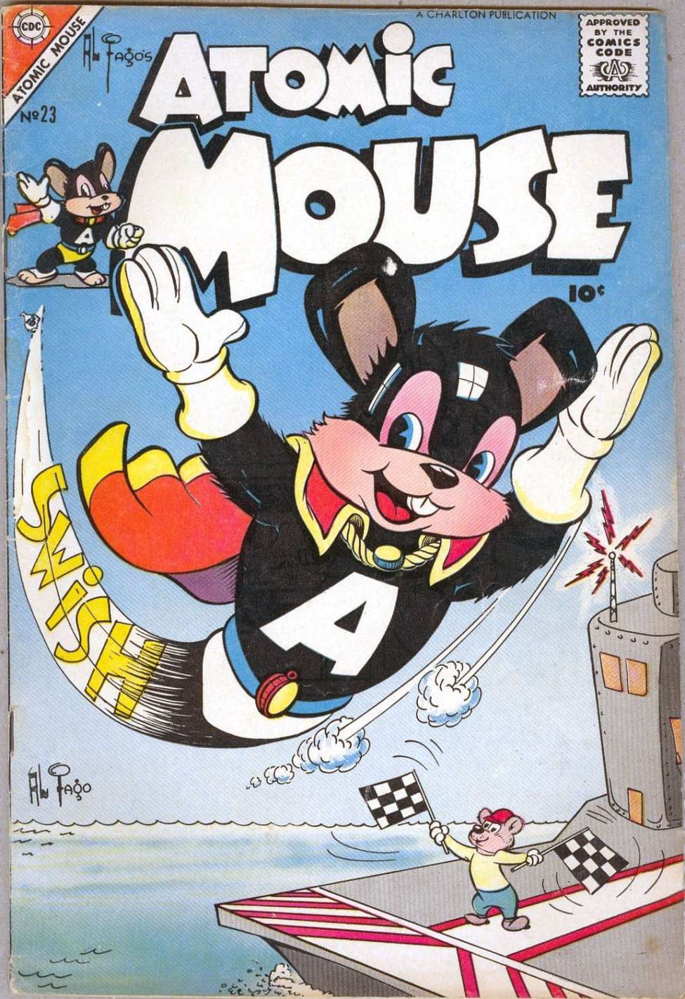 Comic Book Cover For Atomic Mouse 23