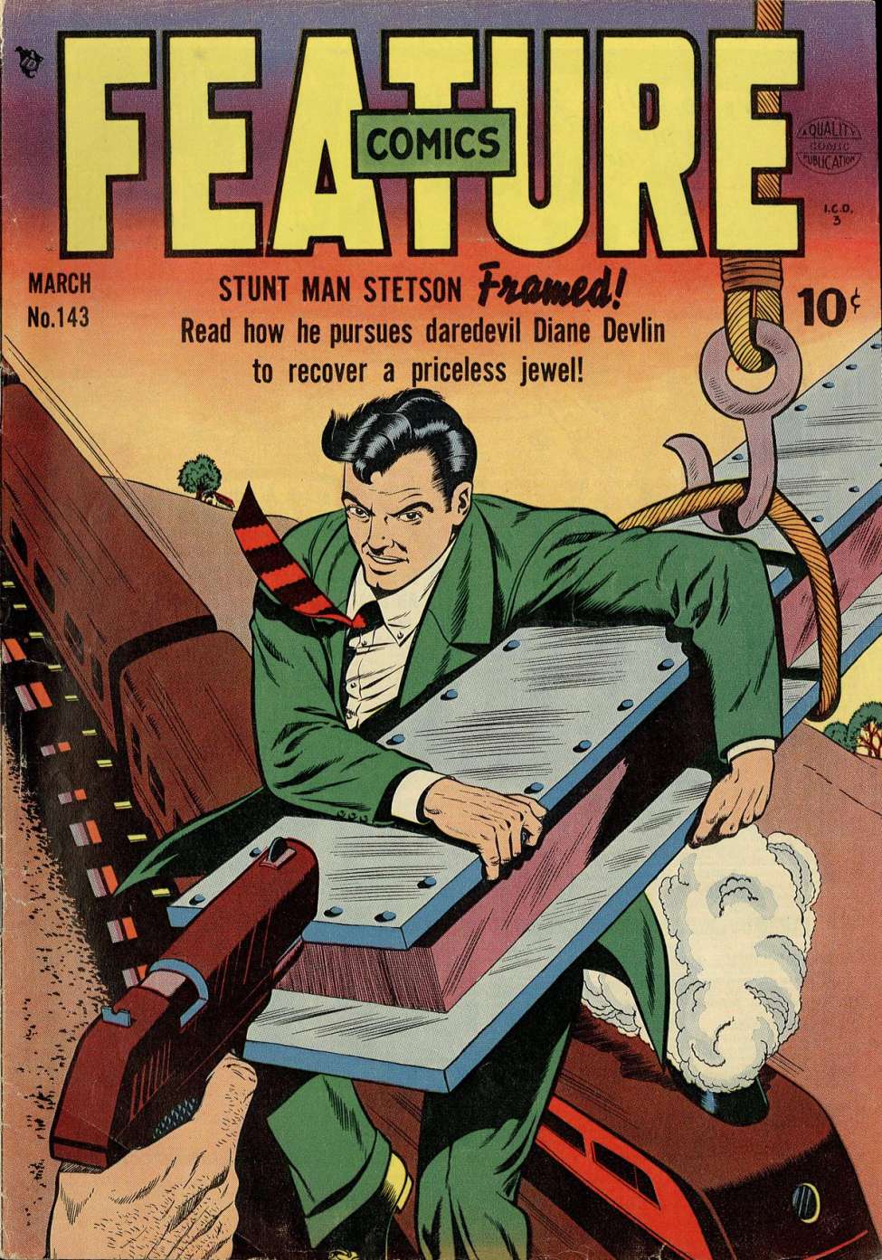 Book Cover For Feature Comics 143