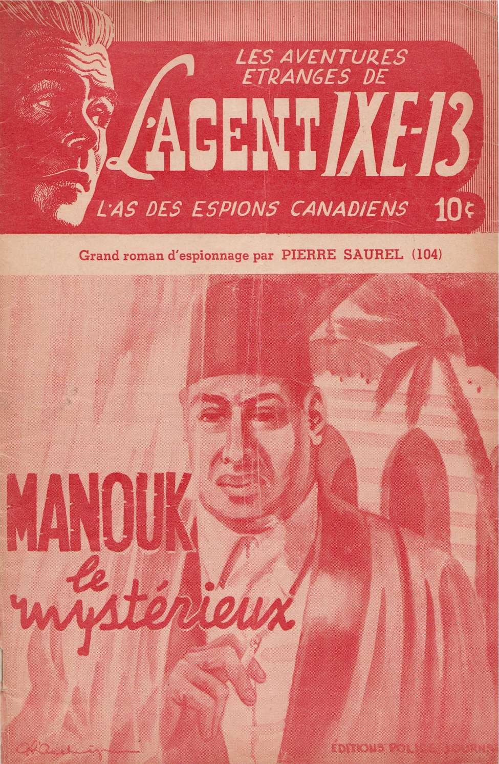 Book Cover For L'Agent IXE-13 v2 104 - Manouk le mystérieux