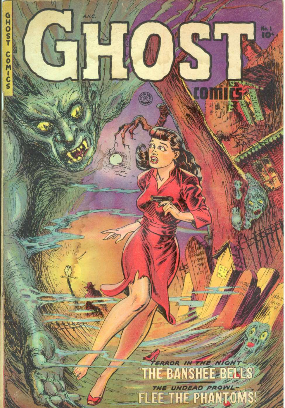 Book Cover For Ghost Comics 1 - Version 2
