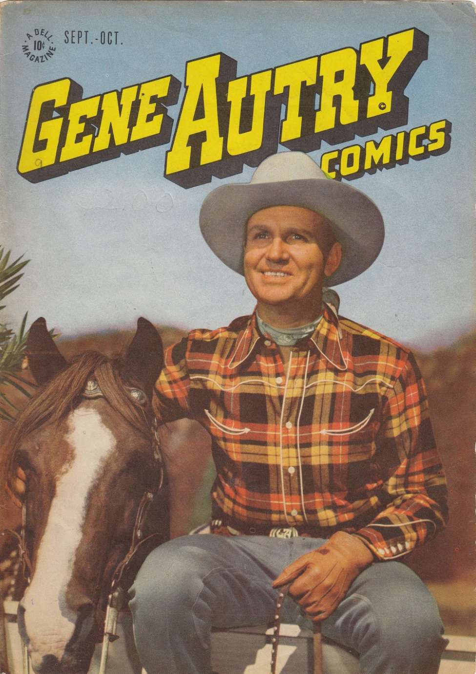 Comic Book Cover For Gene Autry Comics 9