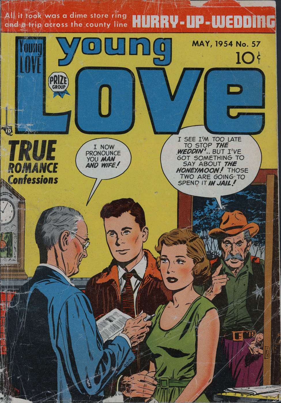 Comic Book Cover For Young Love 57