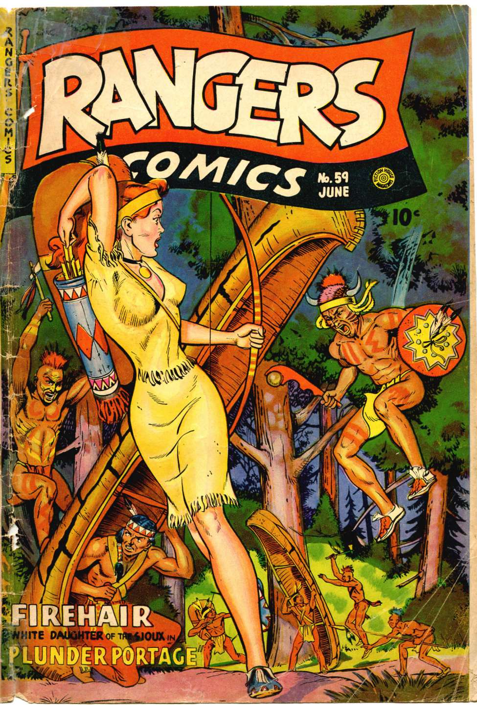Comic Book Cover For Rangers Comics 59
