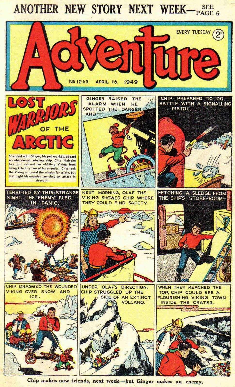 Comic Book Cover For Adventure 1265
