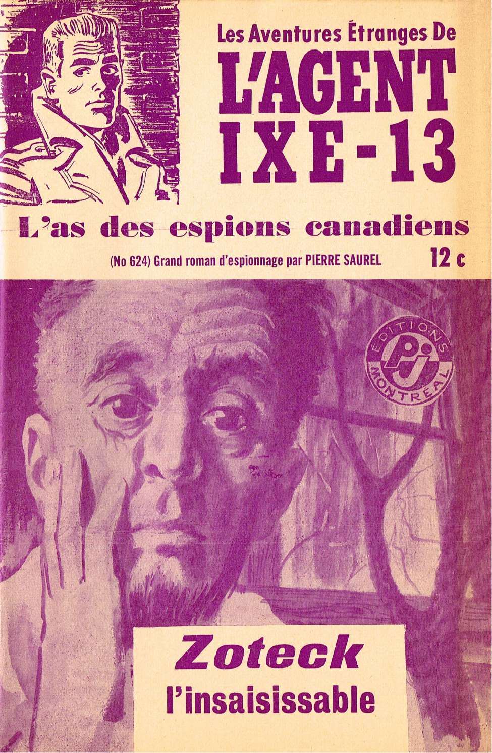 Book Cover For L'Agent IXE-13 v2 624 - Zoteck l'insaisissable