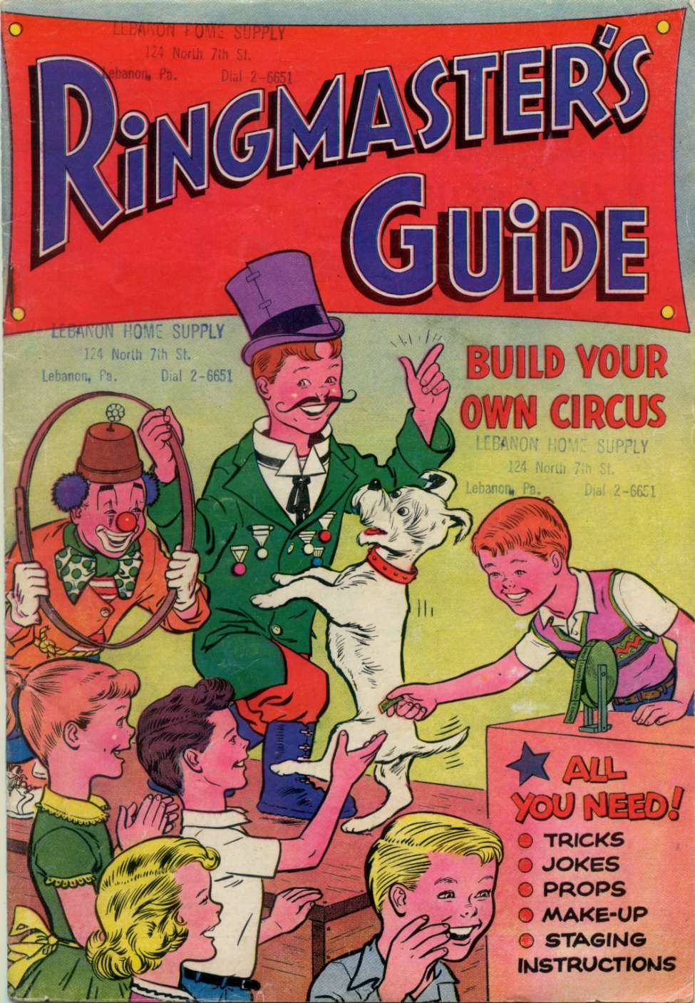 Comic Book Cover For Ringmaster Guide