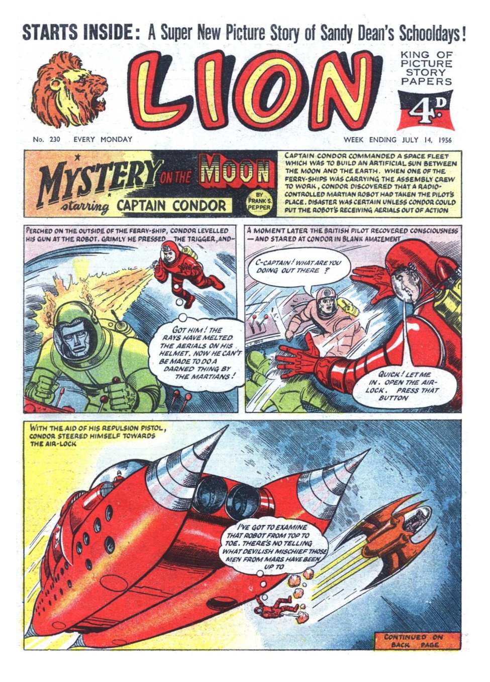 Comic Book Cover For Lion 230