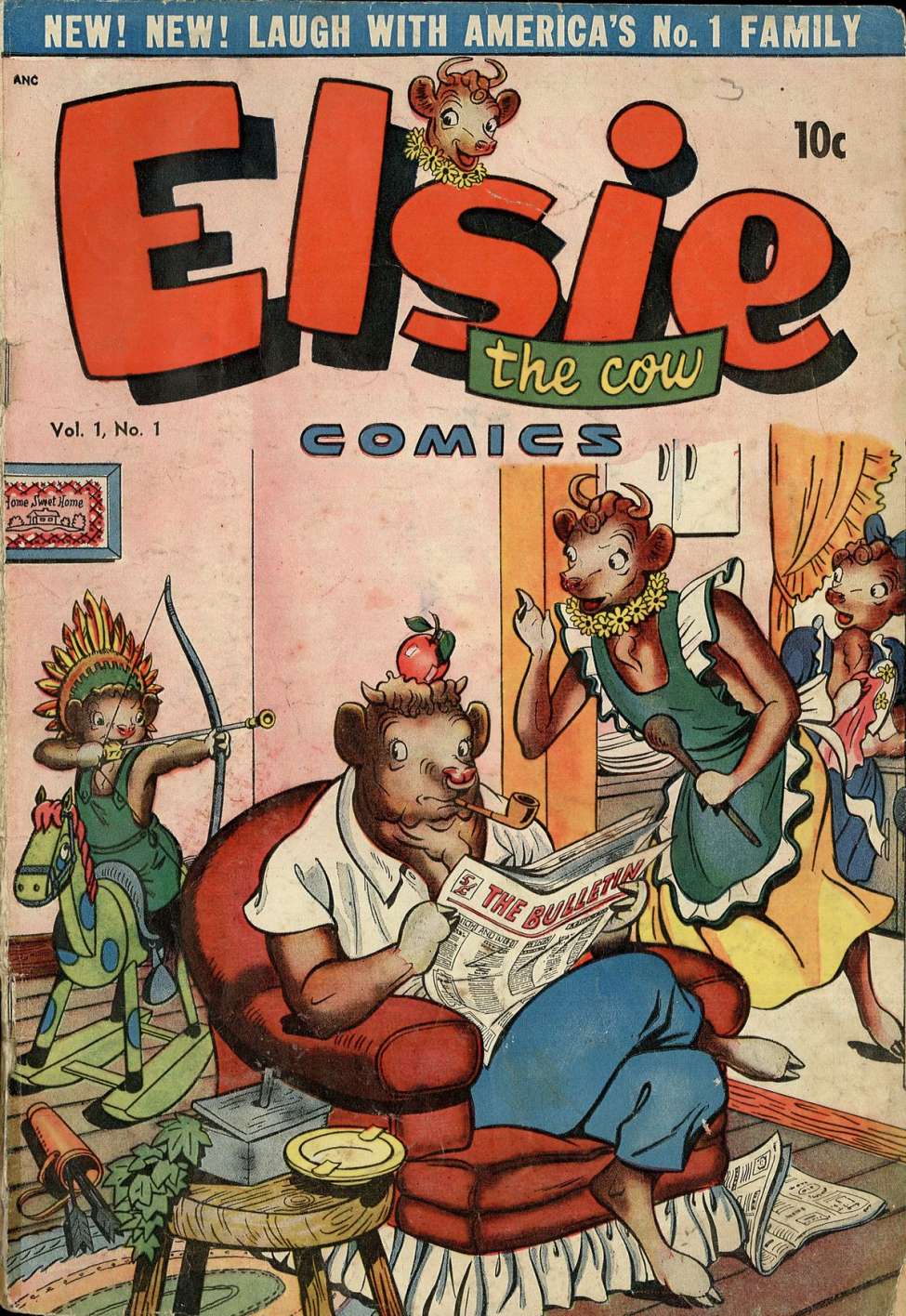 Comic Book Cover For Elsie the Cow 1
