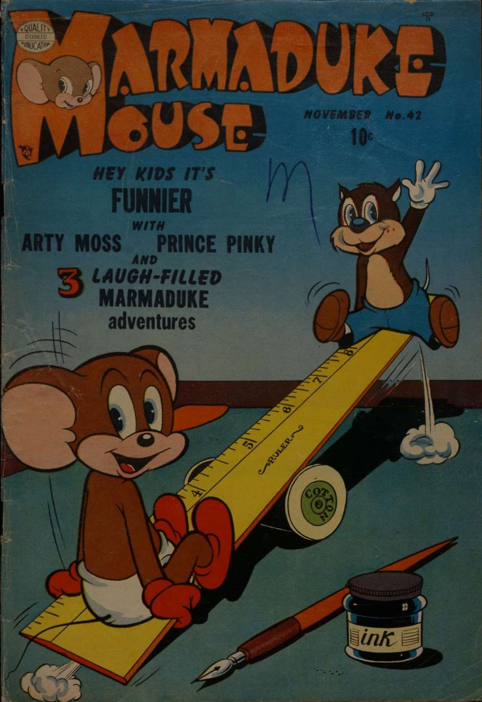Book Cover For Marmaduke Mouse 42