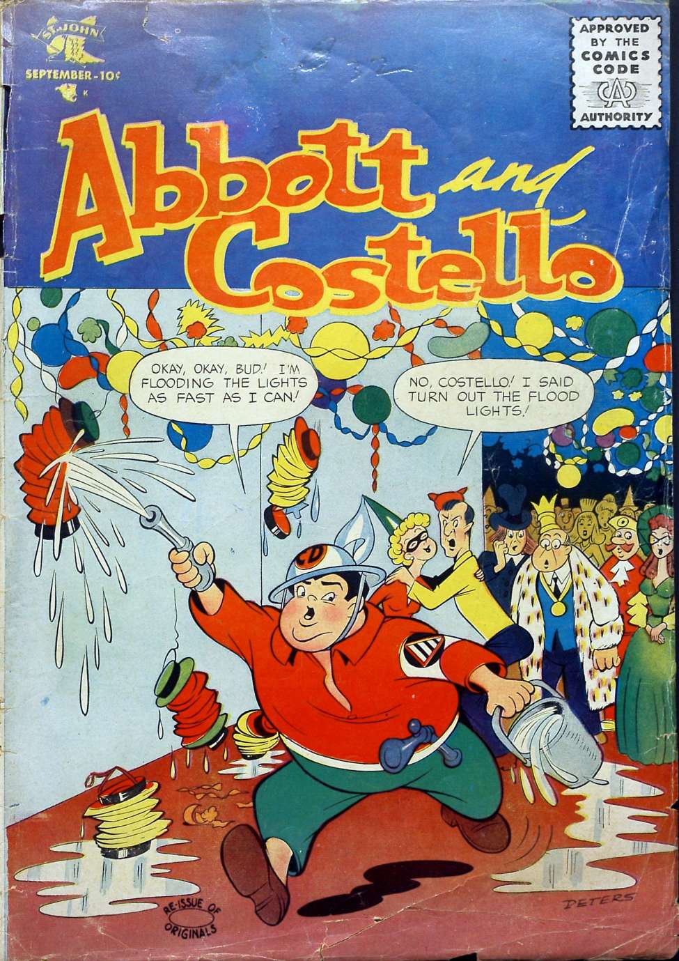 Comic Book Cover For Abbott and Costello Comics 40