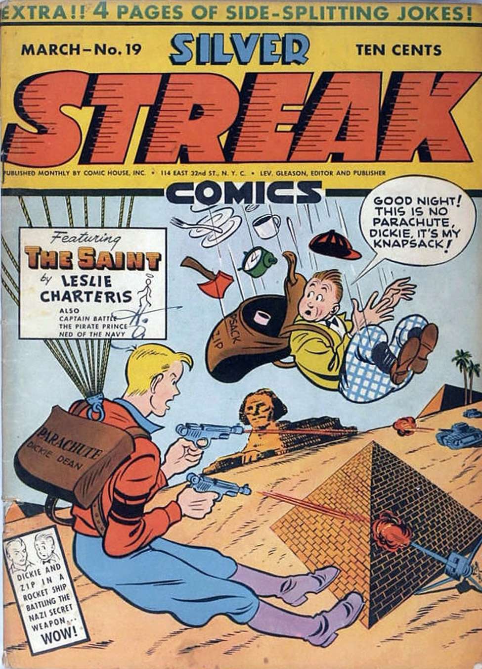 Comic Book Cover For Silver Streak Comics 19