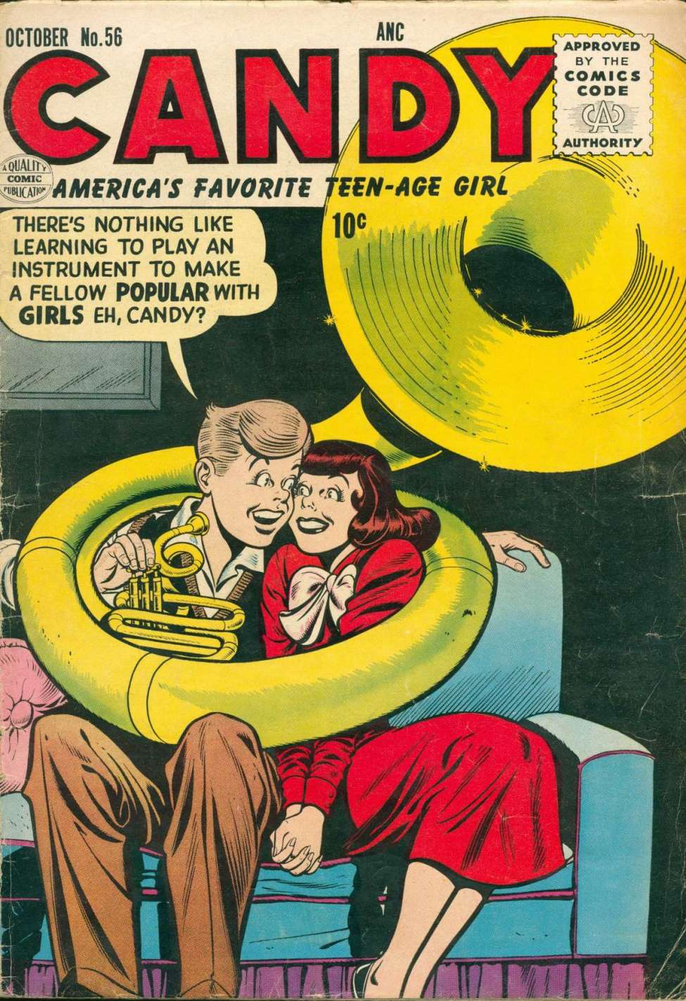 Comic Book Cover For Candy 56