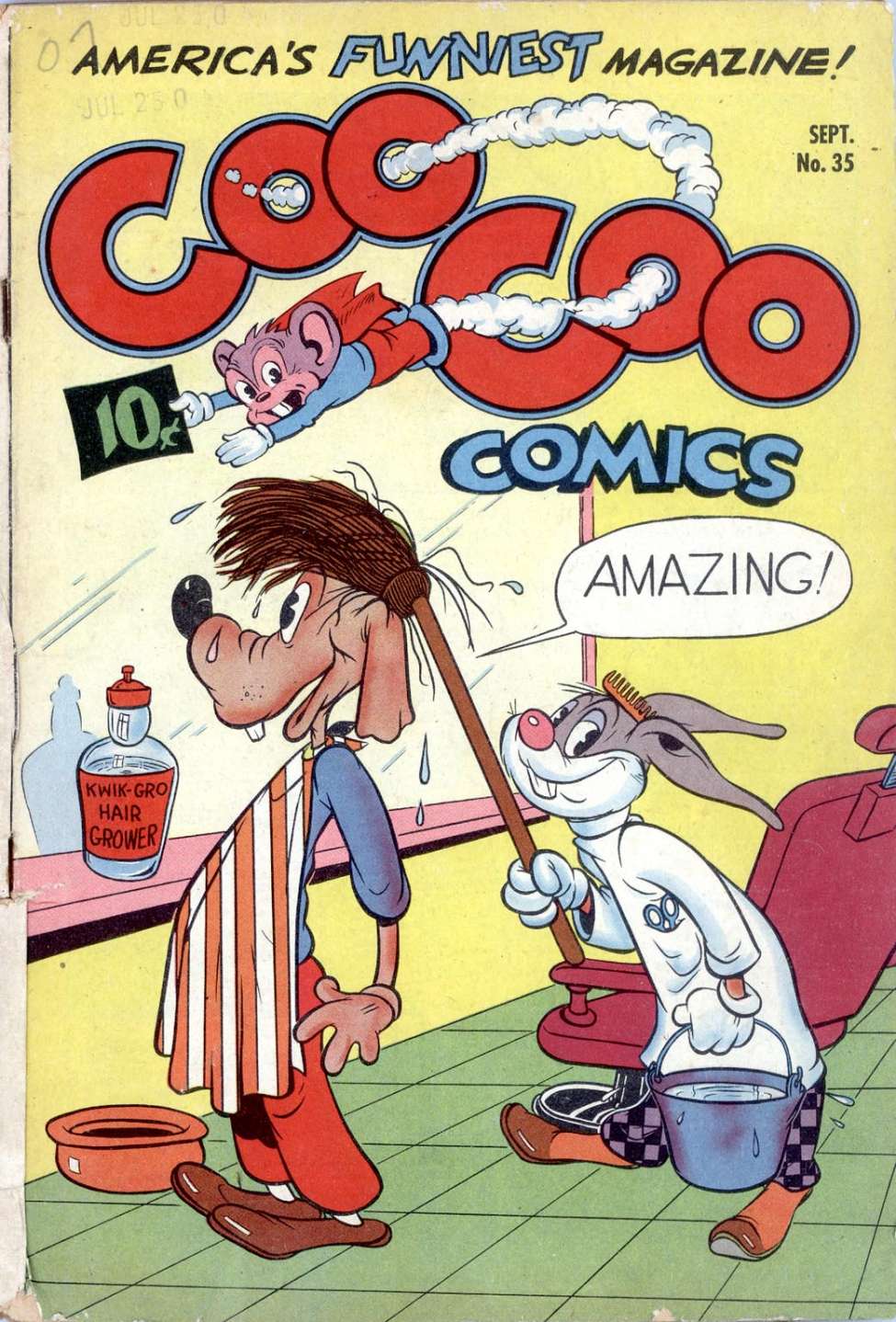 Comic Book Cover For Coo Coo Comics 35