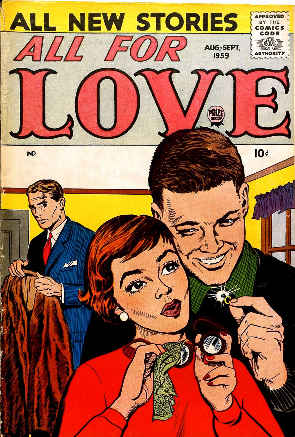 Comic Book Cover For All for Love v3 2