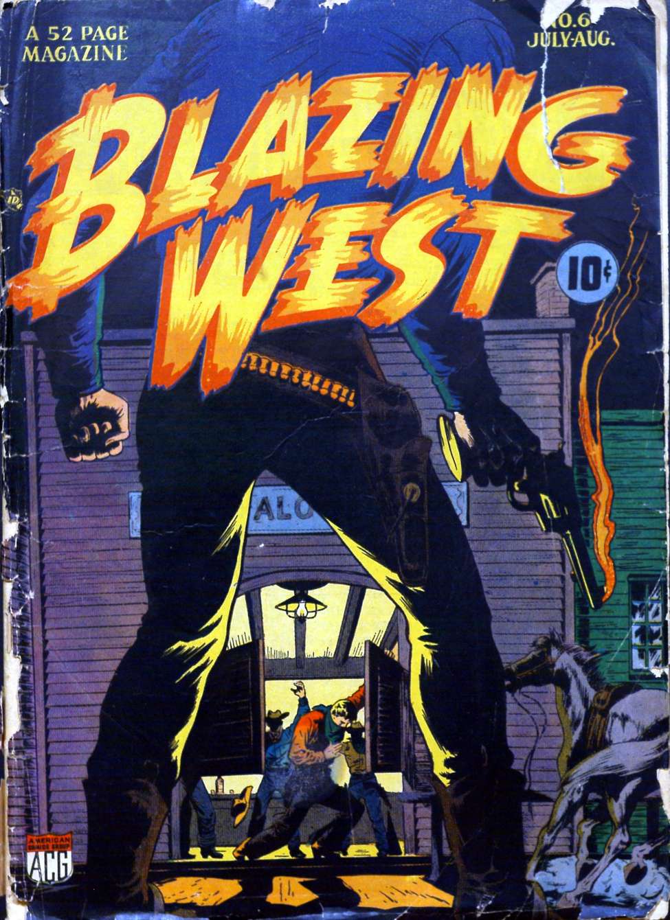 Book Cover For Blazing West 6