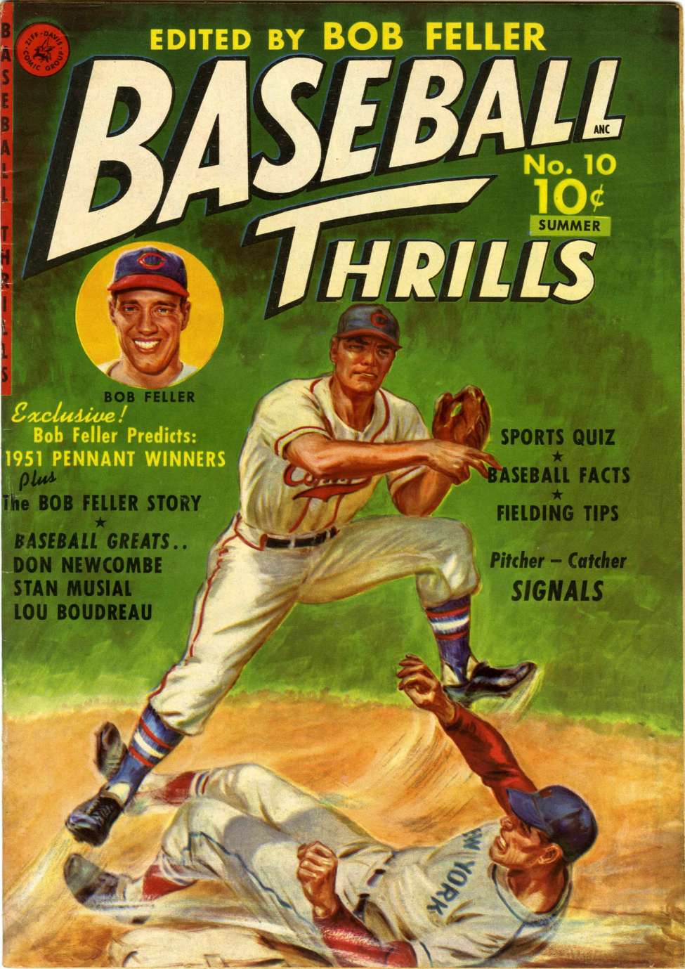 Book Cover For Baseball Thrills 1 (10)
