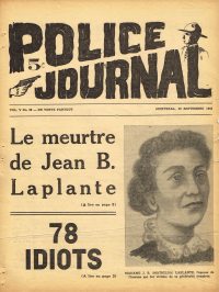 Large Thumbnail For Police Journal v5 26 - Le meurtre de Jean B. Laplante