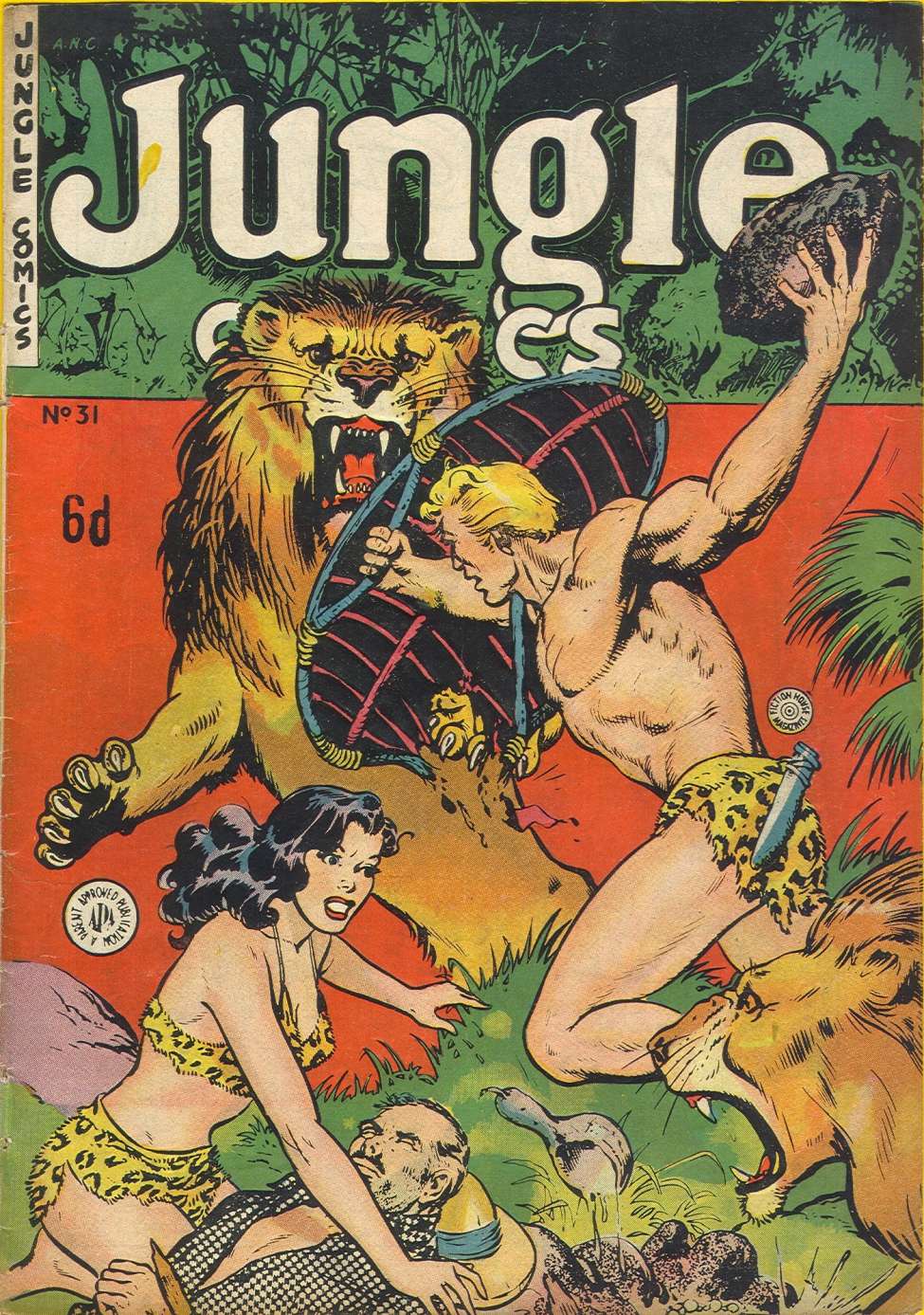 Comic Book Cover For Jungle Comics 31