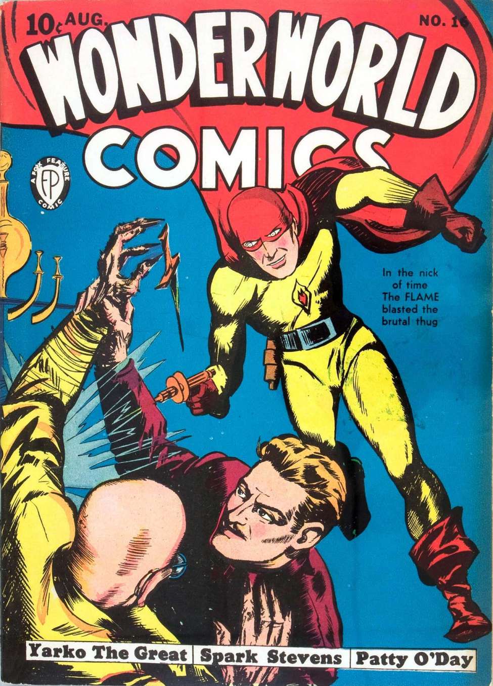 Comic Book Cover For Wonderworld Comics 16