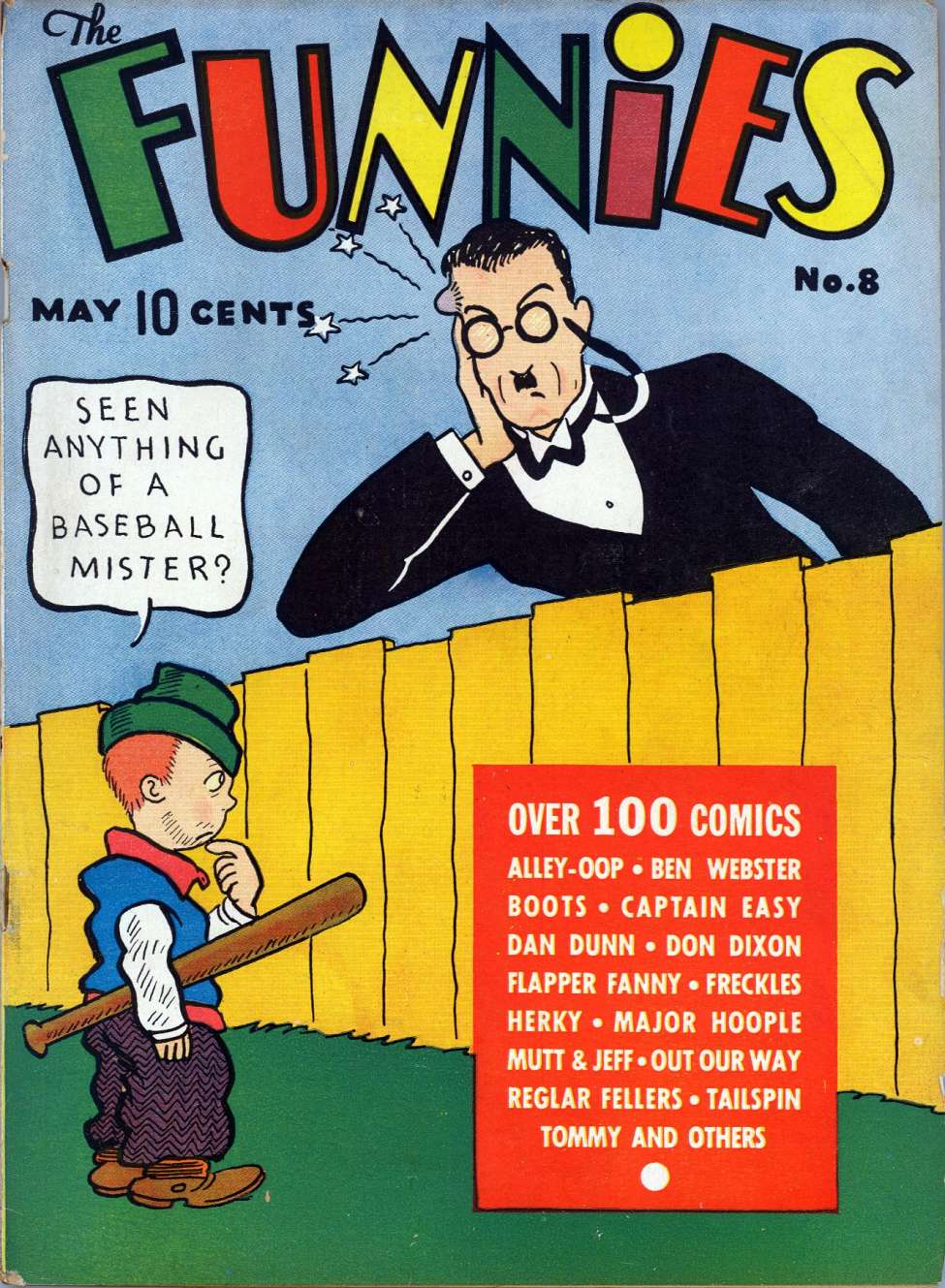 Comic Book Cover For The Funnies 8