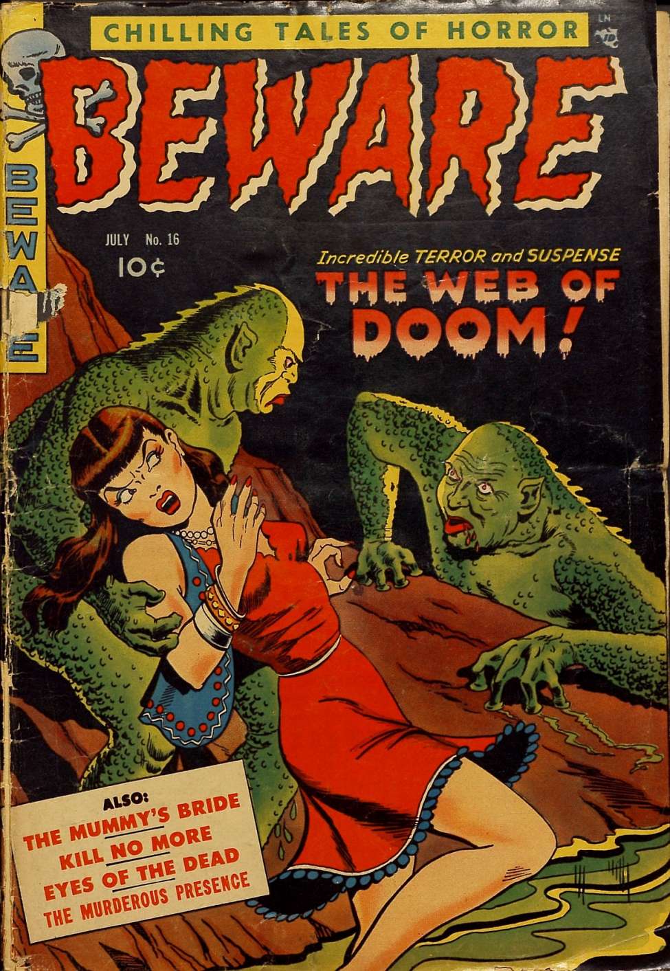 Comic Book Cover For Beware 4