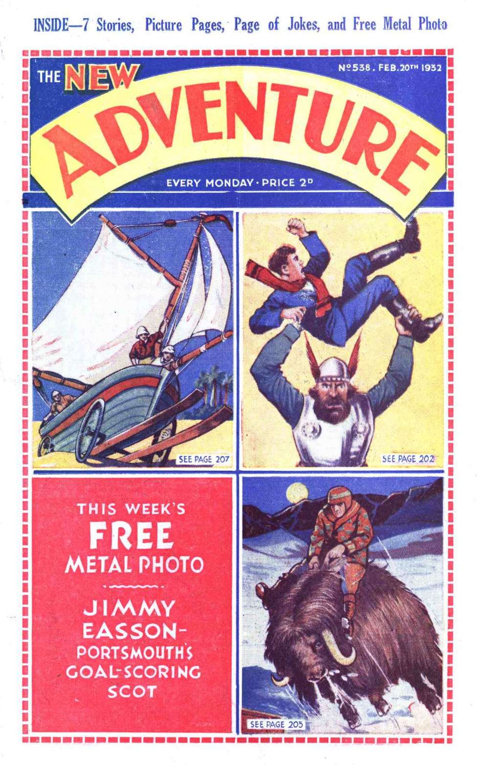 Book Cover For Adventure 538